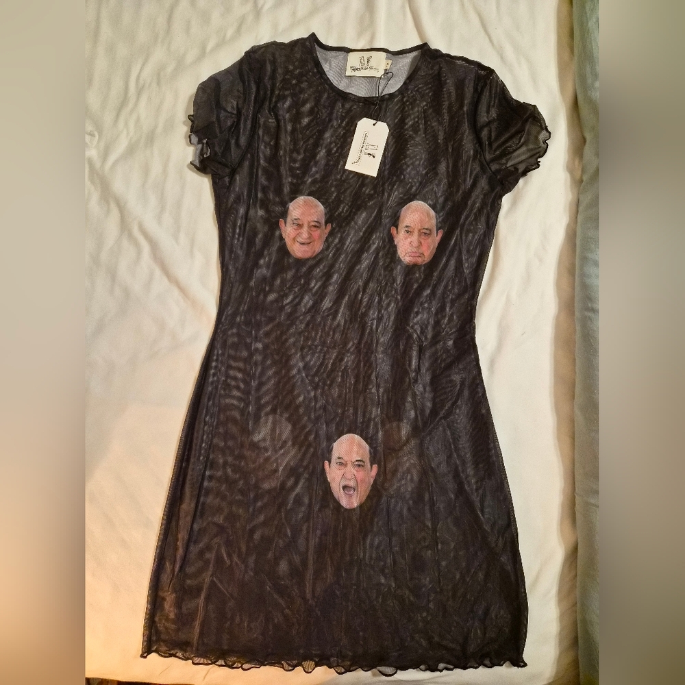 Fashion Brand Company Marcus Pork Mesh Mini Dress 1X